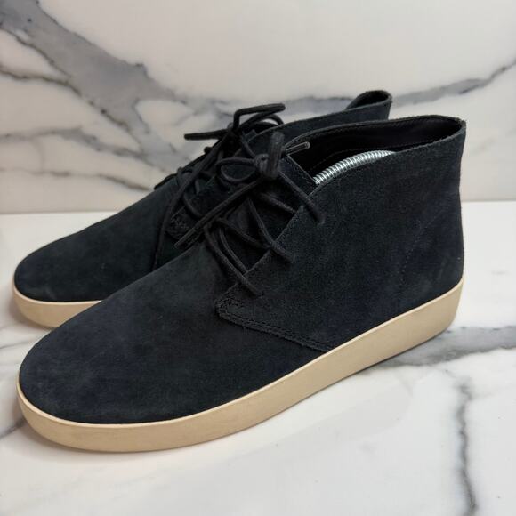 Everlane Mens Black Suede The Desert Chukka Boot 7.5 Preppy Closet Staple Luxury - Picture 3 of 7